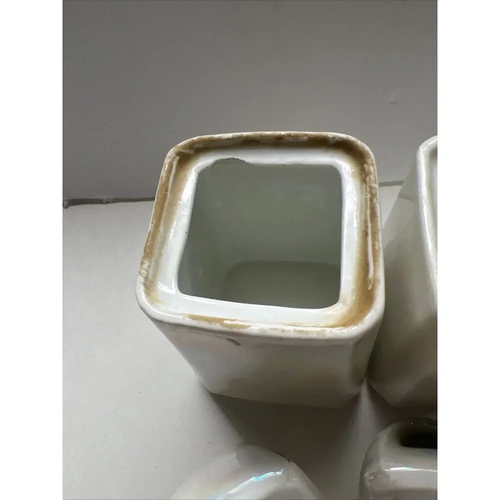 Vtg Set 11 30’s Era M. Rosenbaum & Sons Bavaria Porcelain Lustreware  See Pics‎